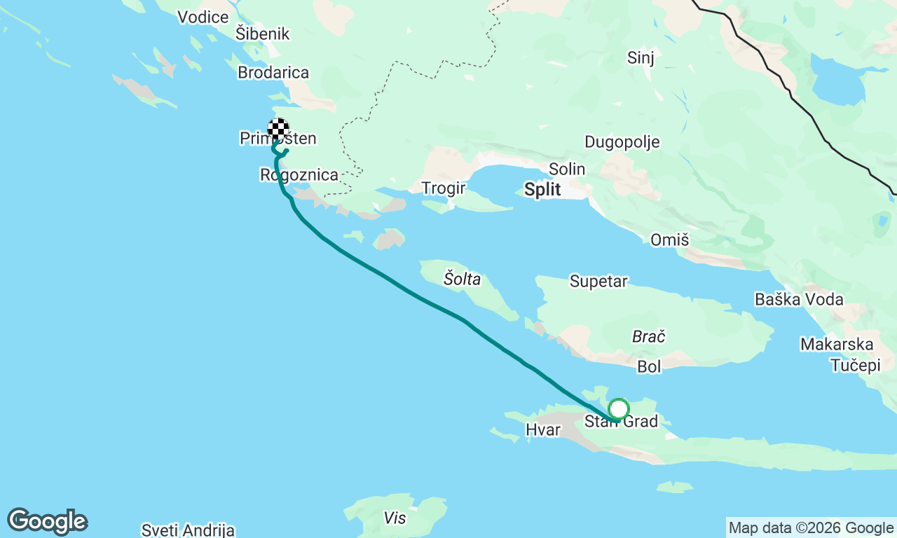 Voyage map