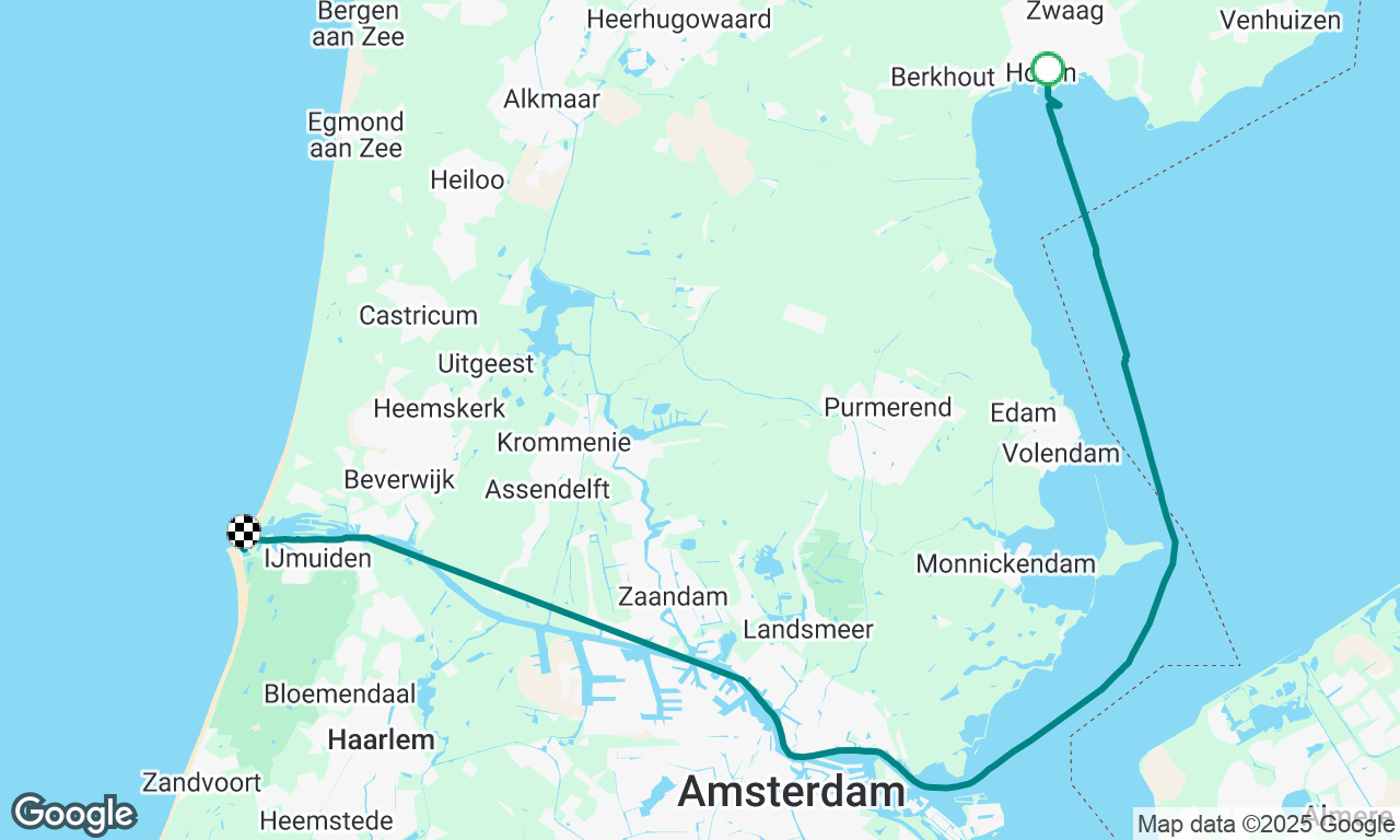 Hoorn naar IJmuiden