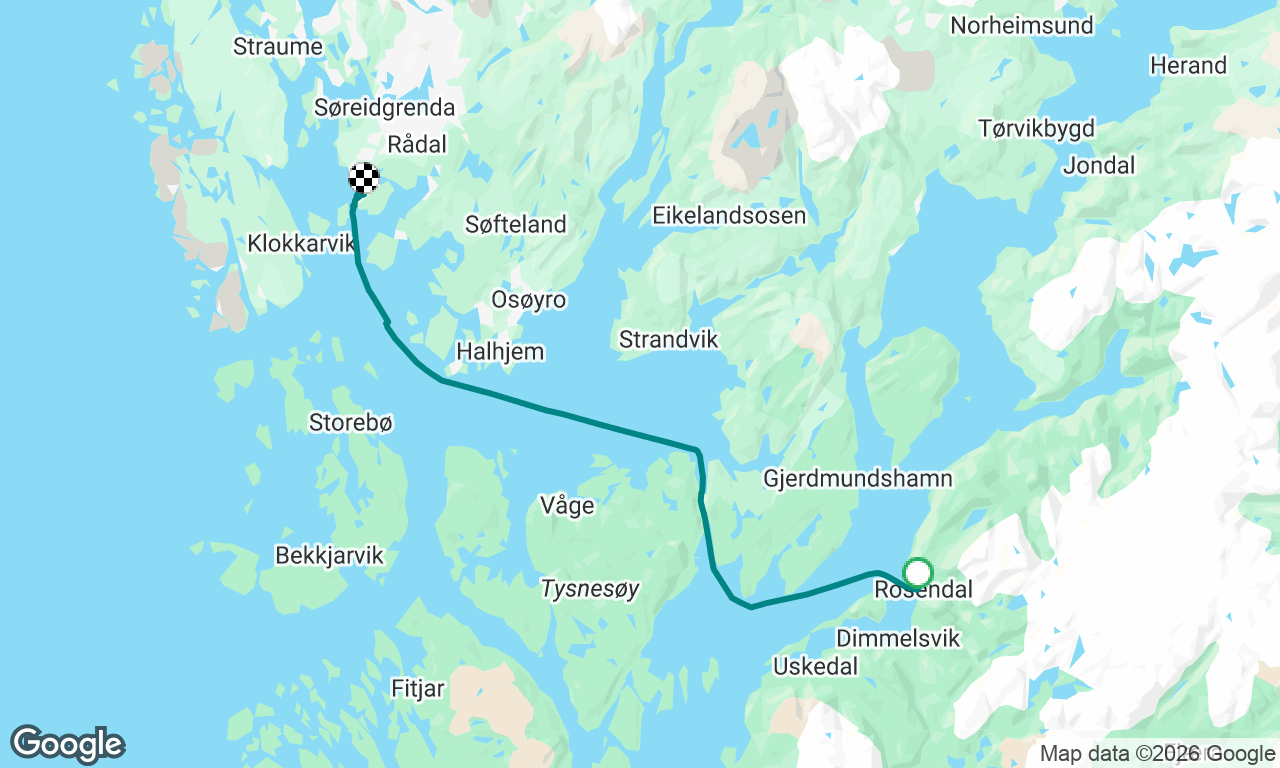 Voyage map