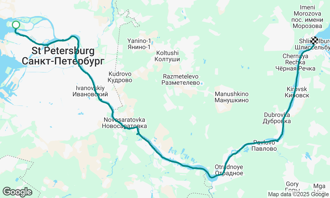 Satka. Krestovskiy ostrov, SPb - Lakhdenpohya