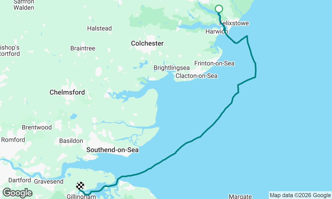 EAORA Jane’s Cup Harwich to Medway