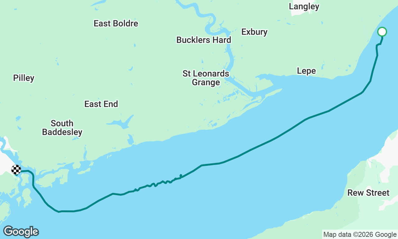 D4 DS pm Stanwood bay to Lymington 