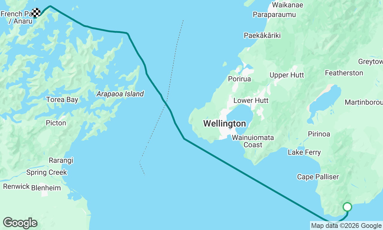 Cape Palliser to Camp Bay, Tarata 