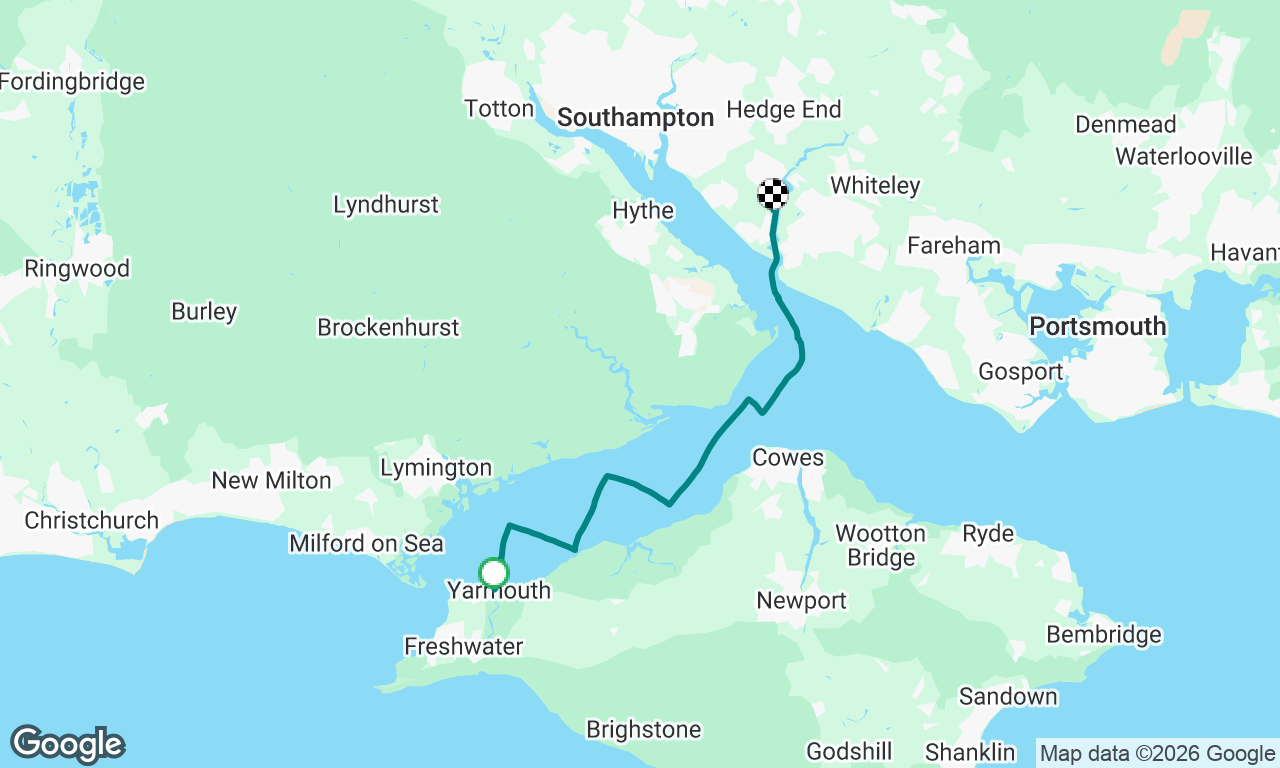 Yarmouth to River Hamble