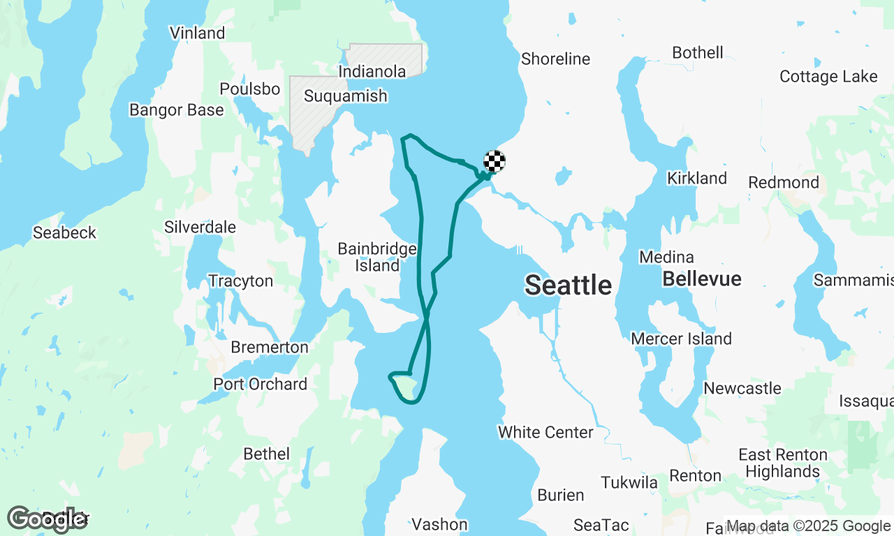 Blake Island via Cat