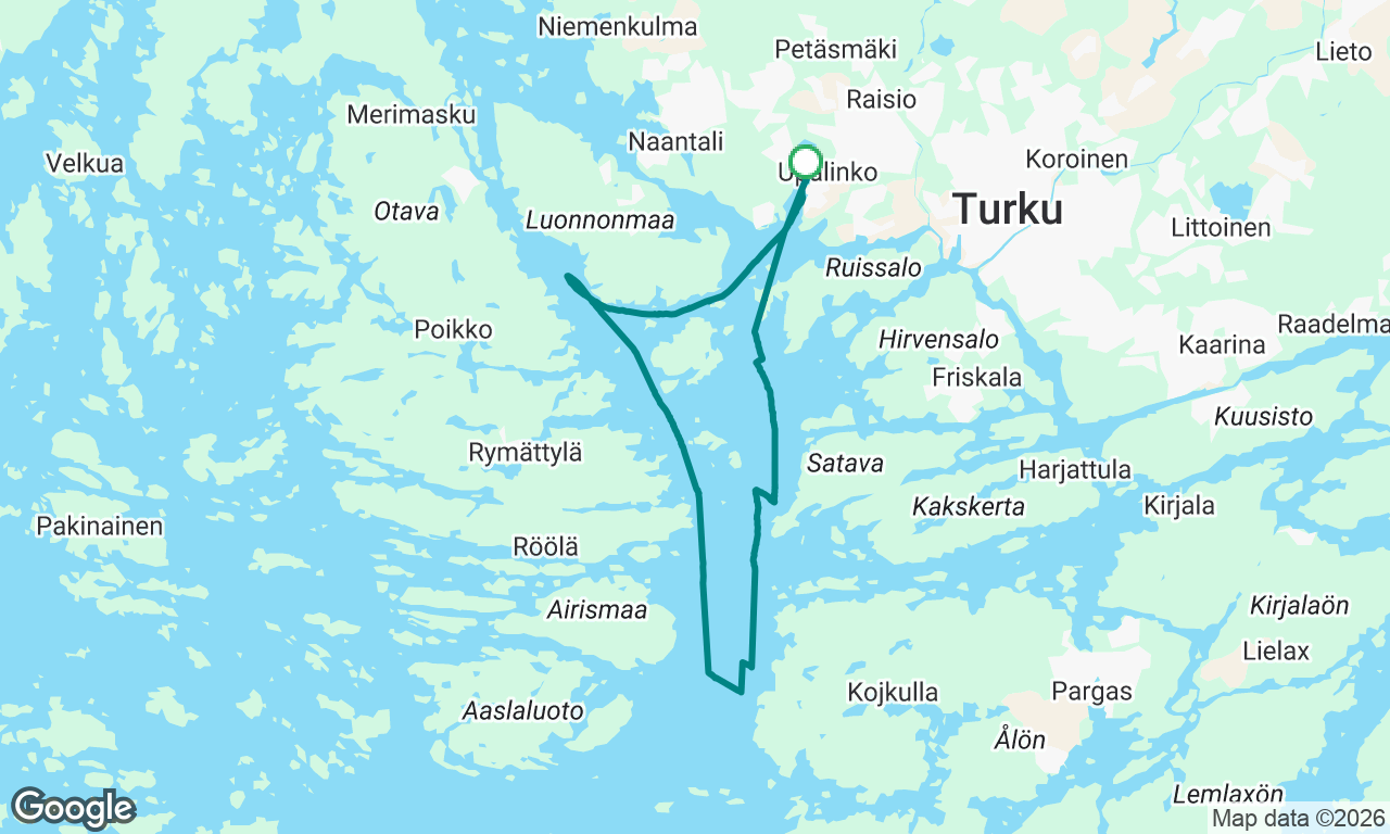 Voyage map