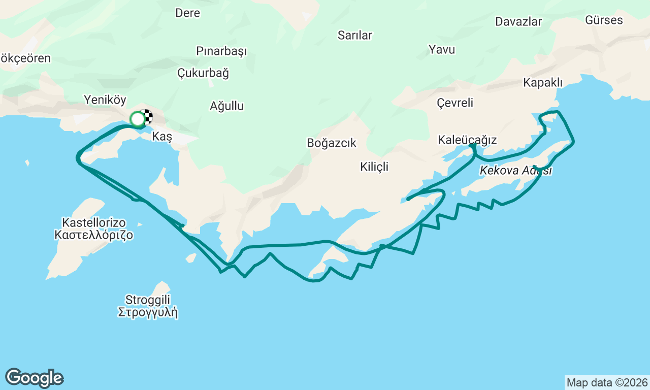 Kas - Kekova Flotilla Dryrun
