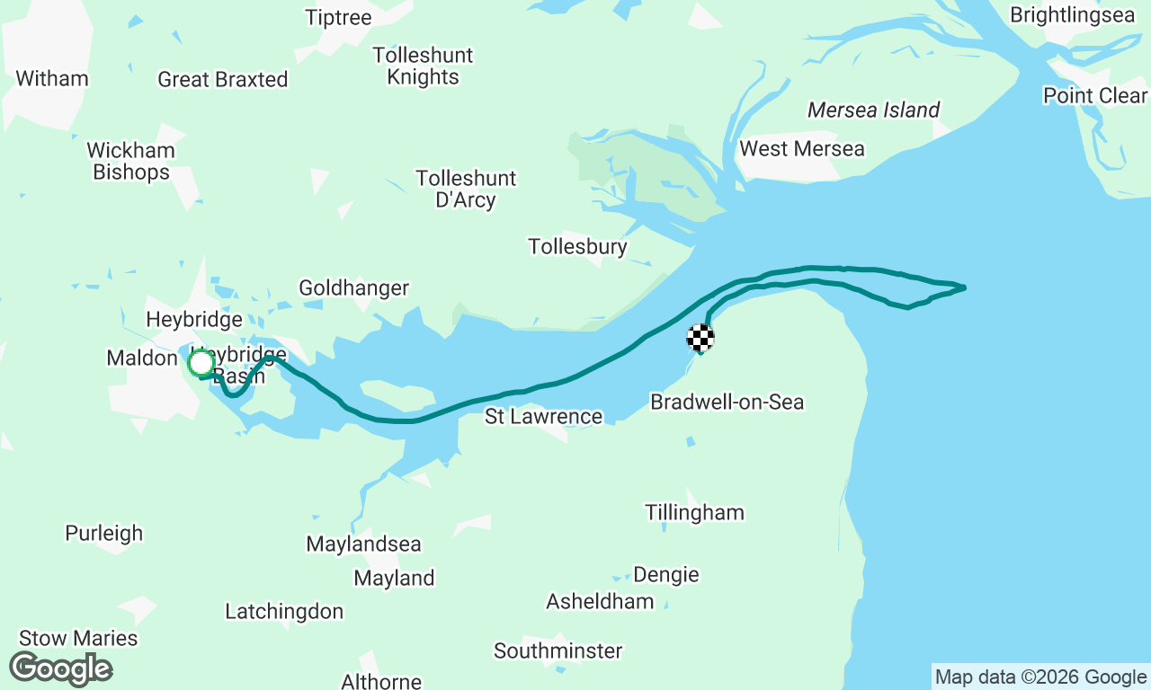 Maldon to Bradwell