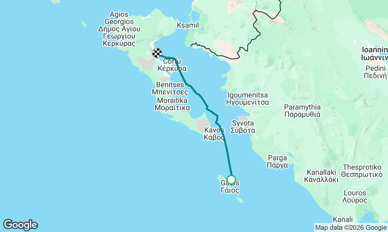 Voyage map