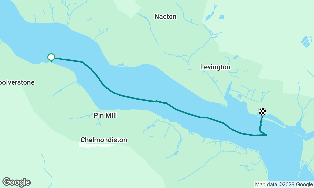 Woolverstone to levington