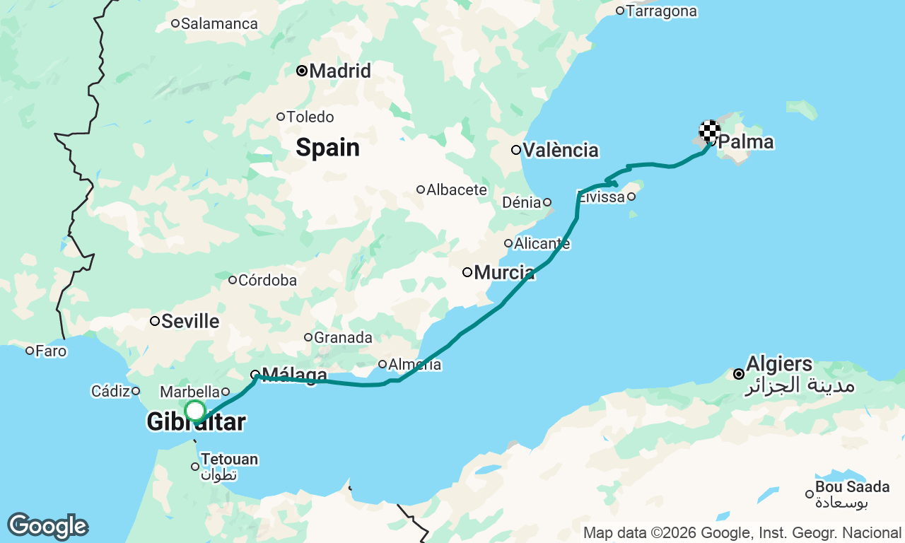 Nomad last leg to Palma