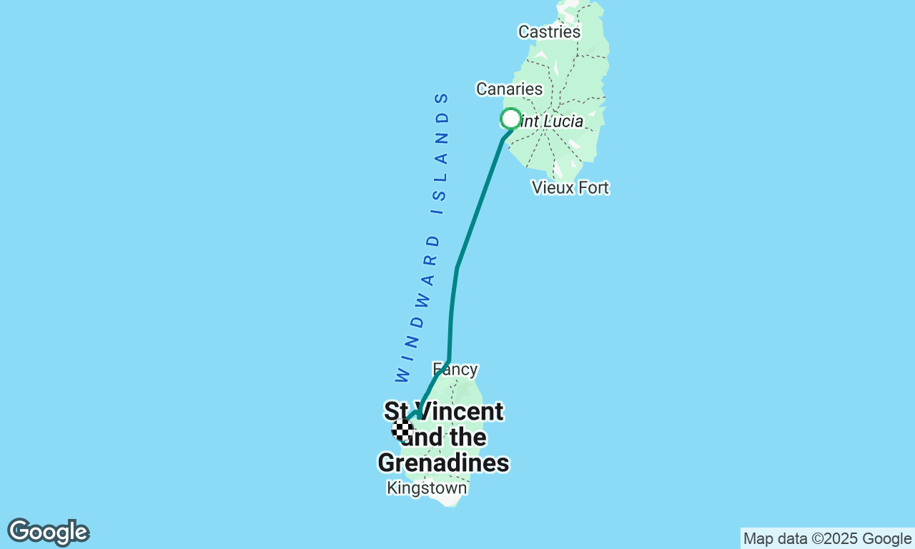 Sugar Bay, Anse petit Piton à Chateaubelair et à Walliabou 