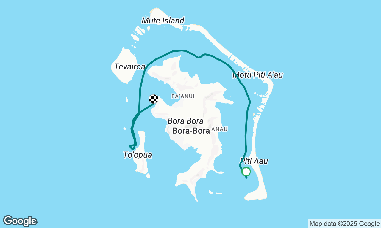 Mouillage Taurere à Baie Tehou