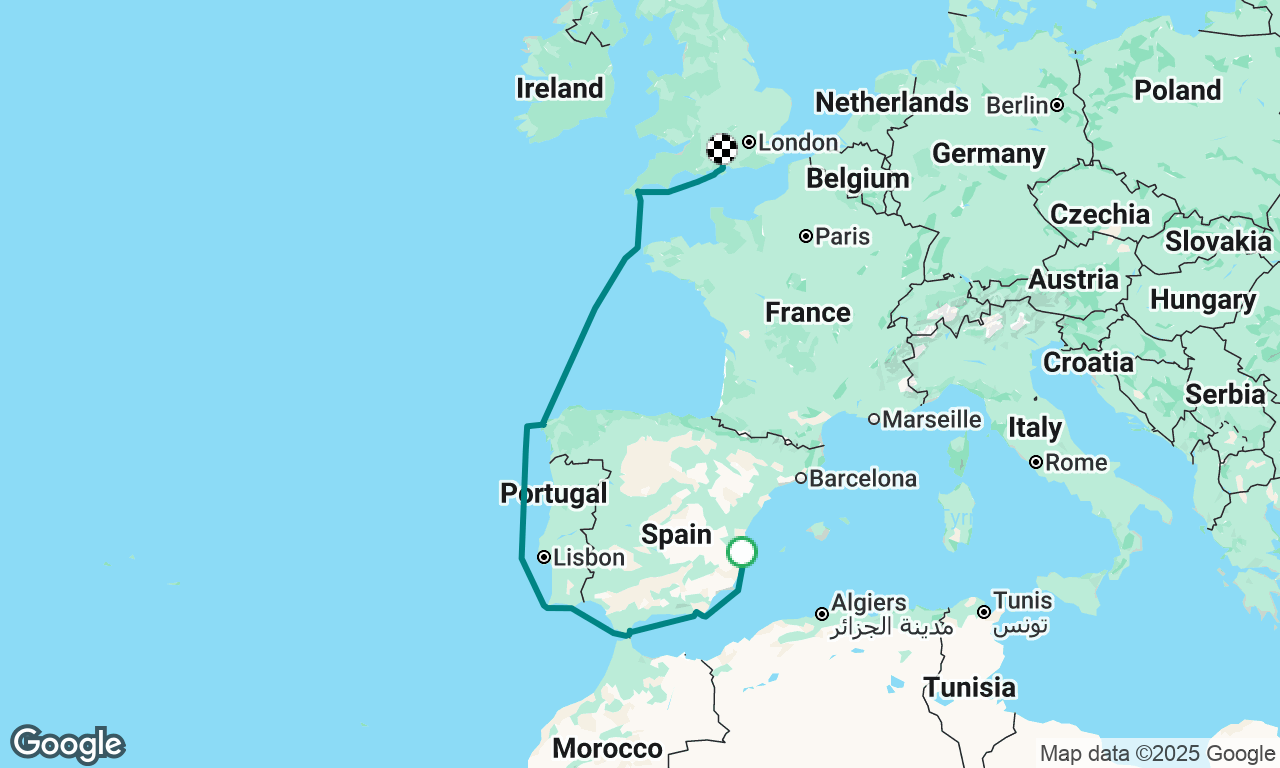 Alicante to Hamble