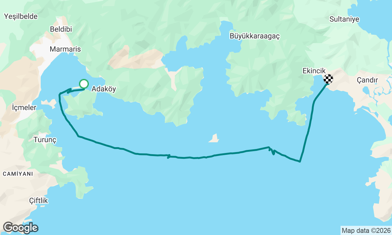 Voyage map