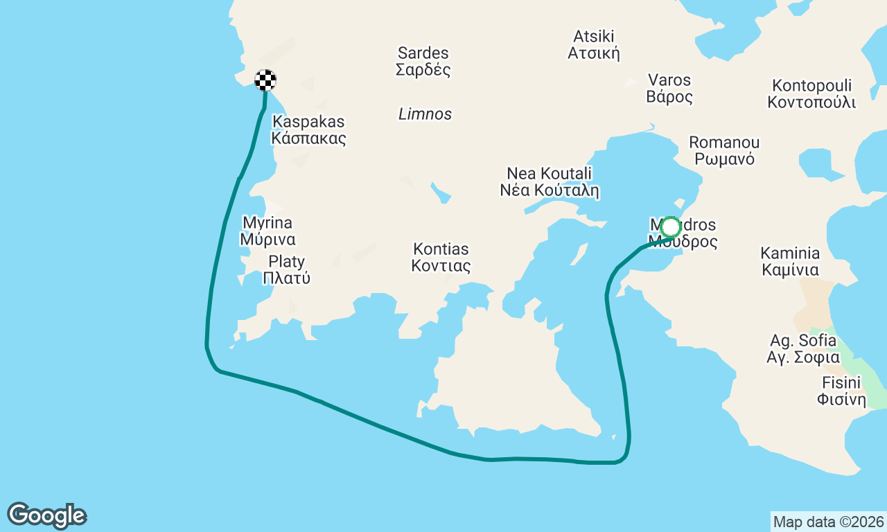Voyage map