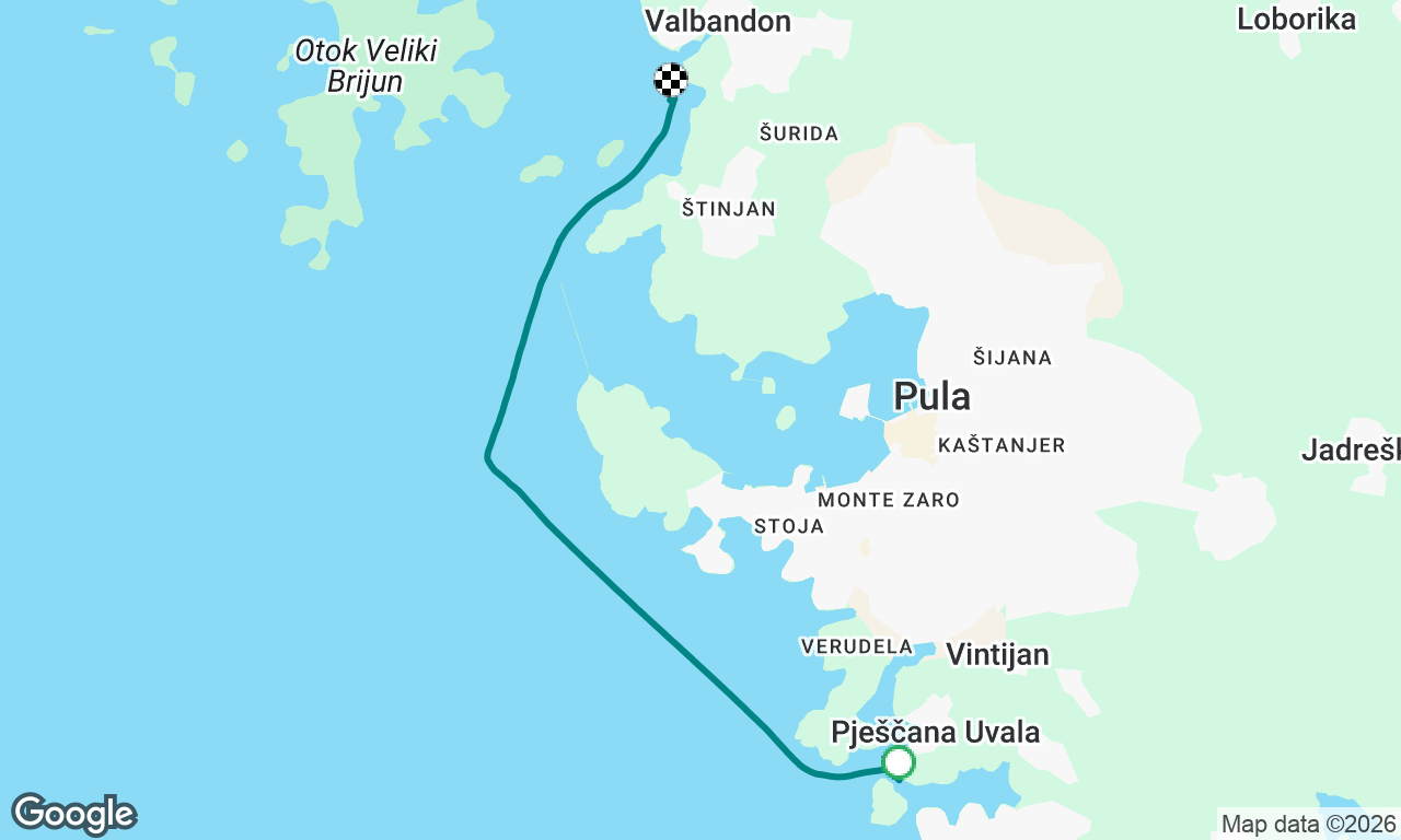 Veruda, Soline - Pula, Bathing Stop before Returning