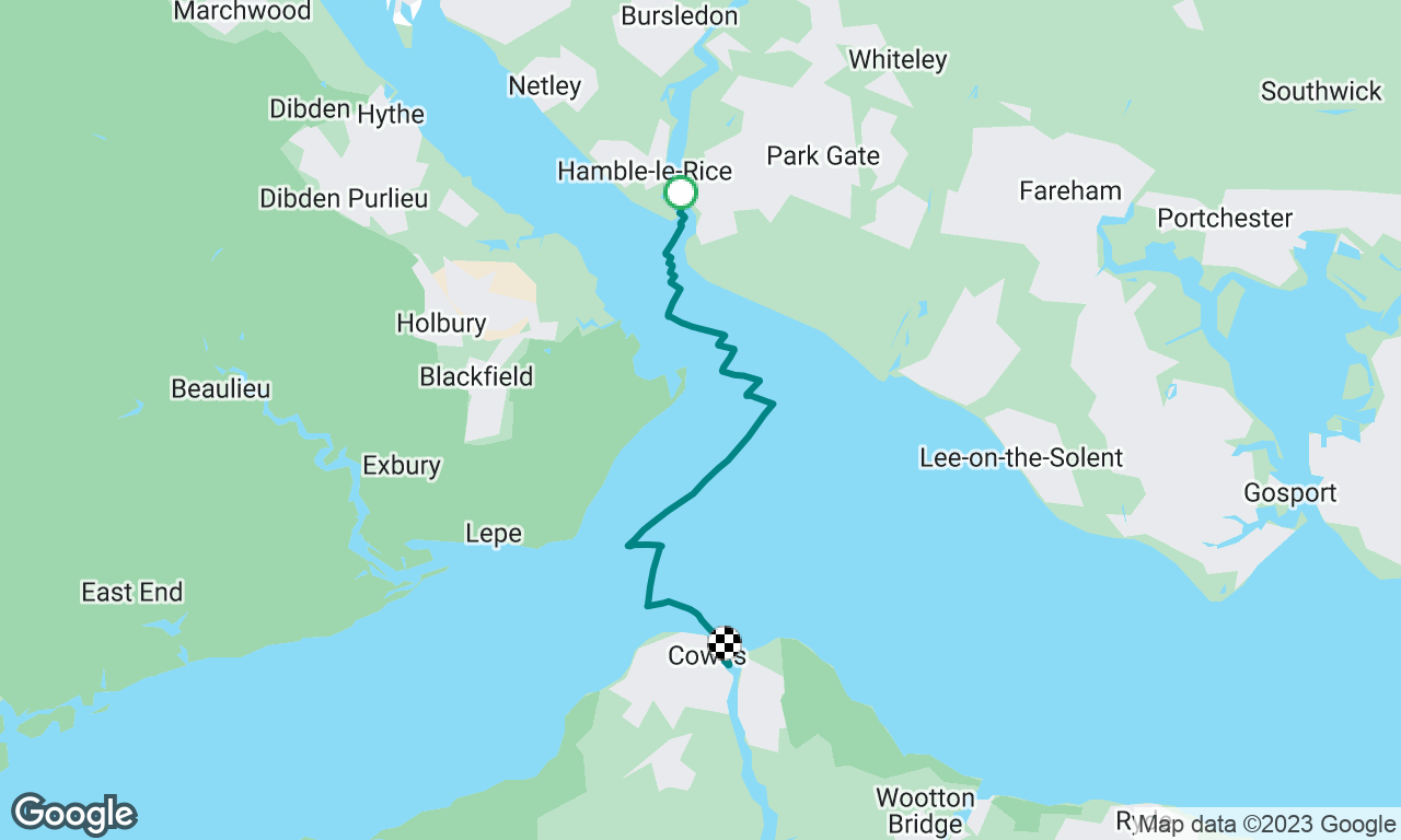 Hamble Point Marina to Cowes Yacht Haven
