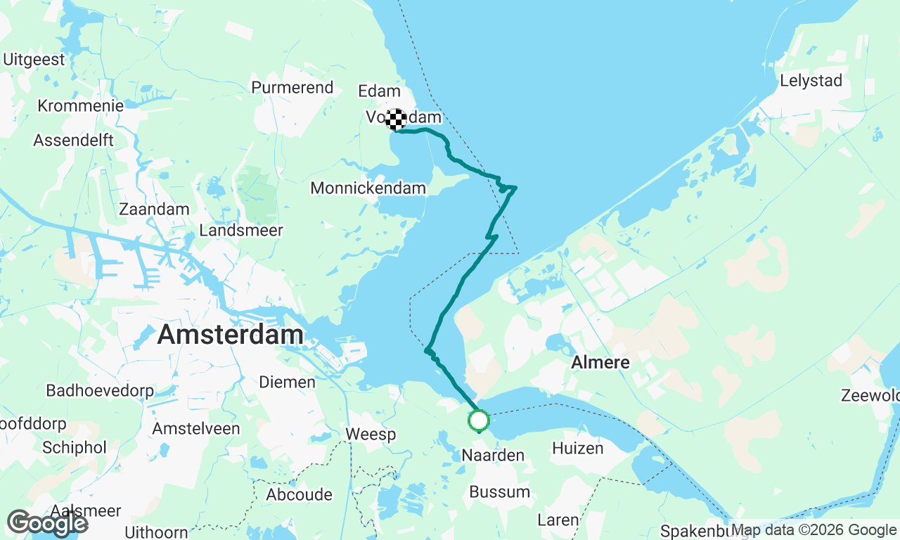 Naarden to Volendam 