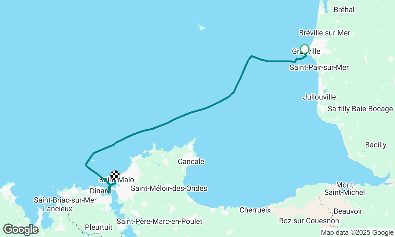 Granville to St Malo (monster sea lock🔒)