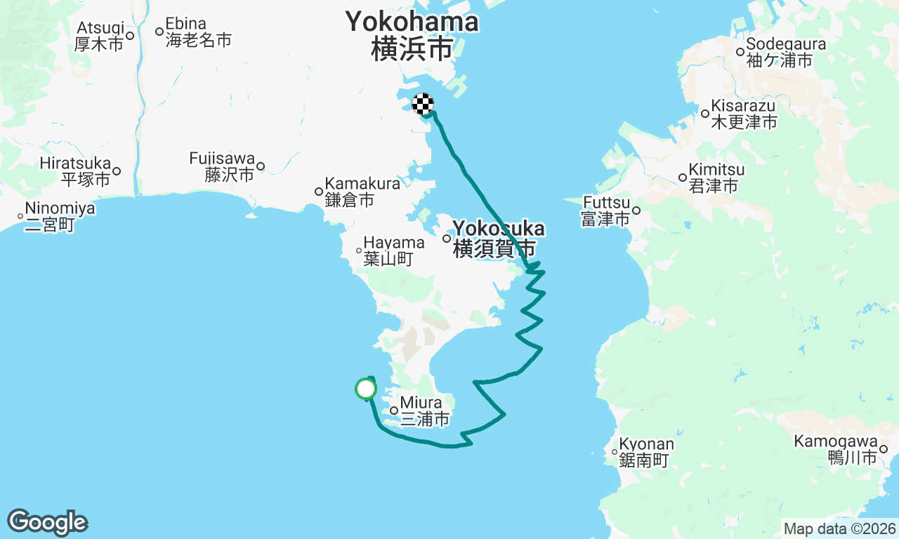Misaki to Yokohama race