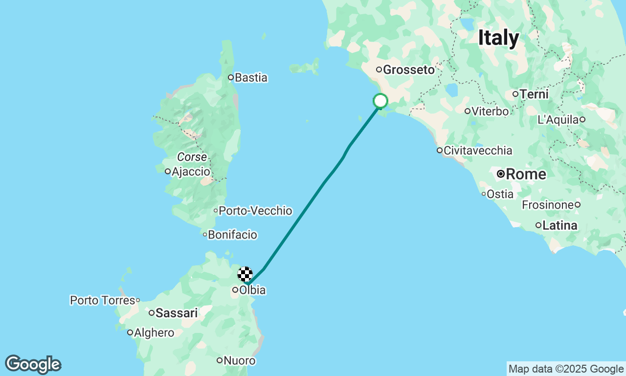 Punta Ala to Olbia
