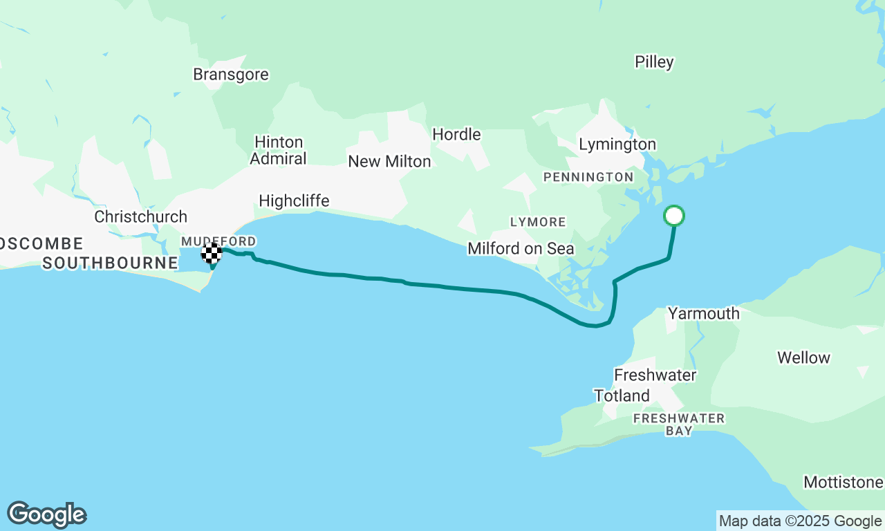 Lymington to Christchurch 