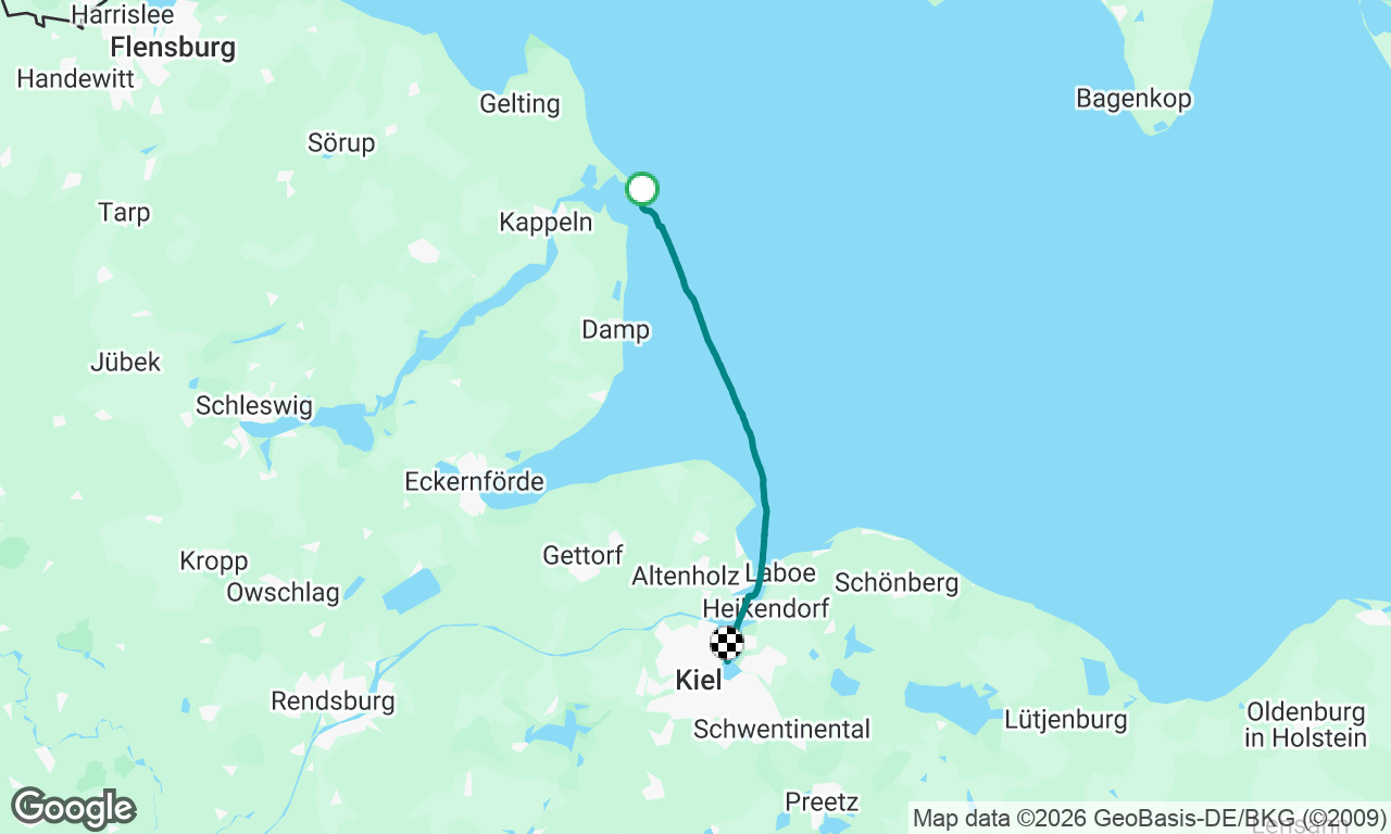 maasholm to Kiel 