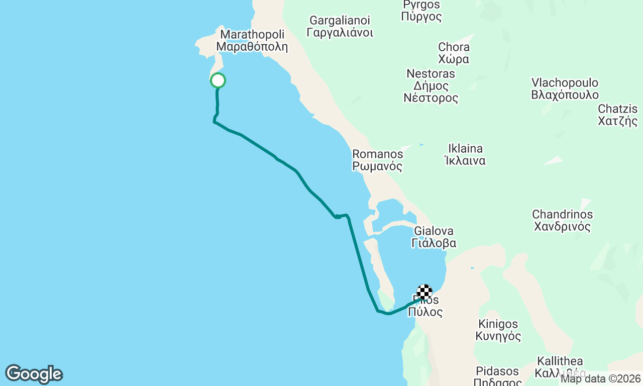 Voyage map