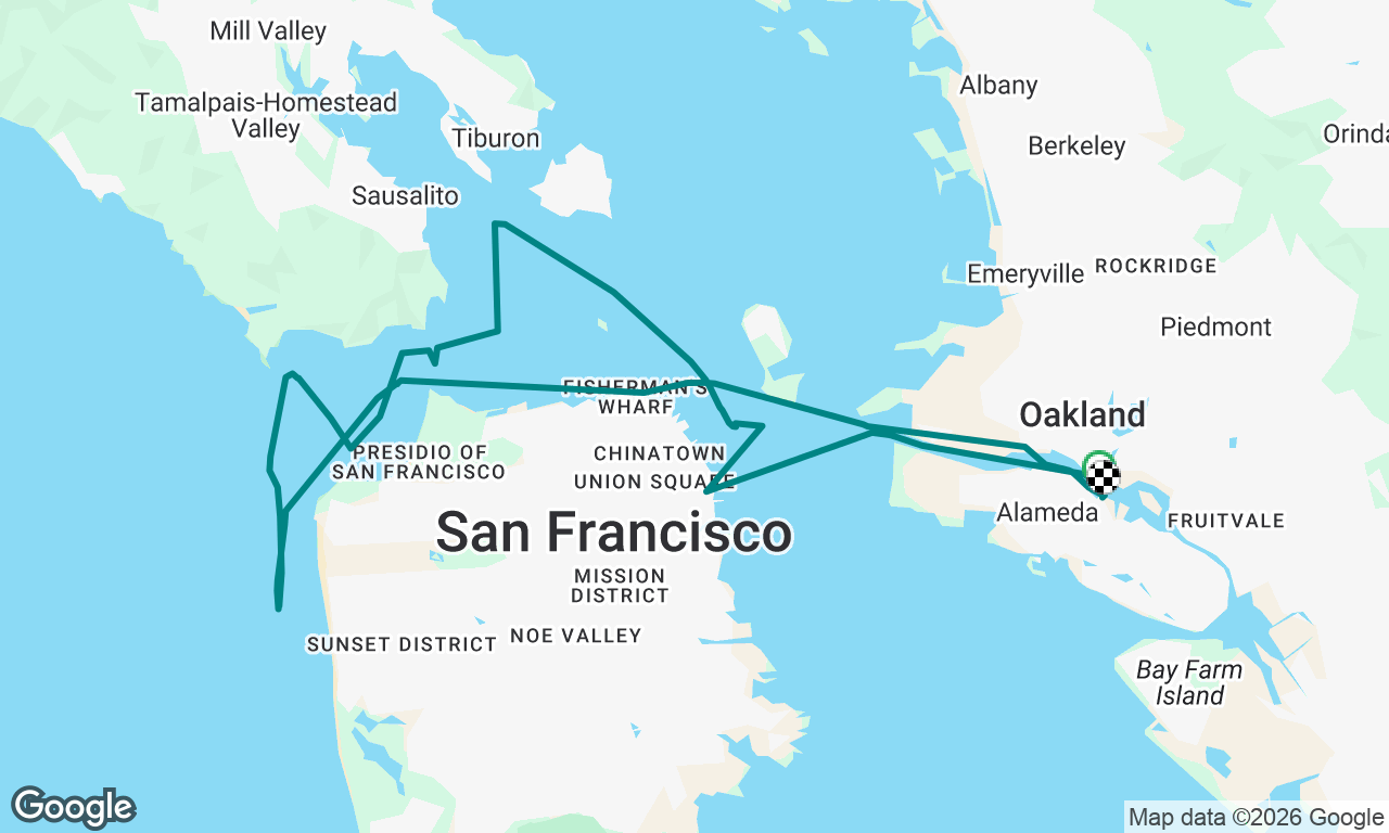 Voyage map