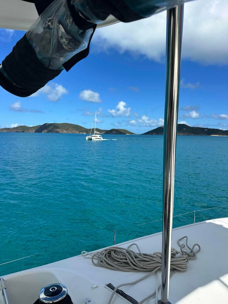 Voyage photo from Giana island to Virgin Gorda