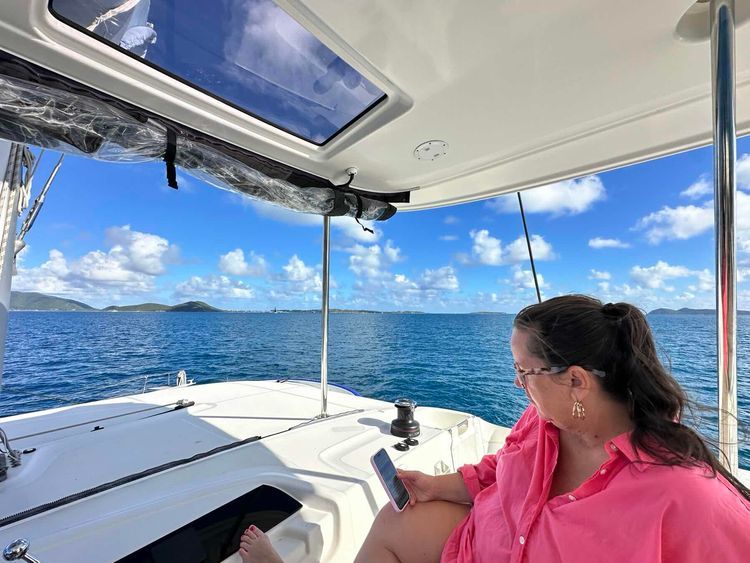 Voyage photo from Giana island to Virgin Gorda