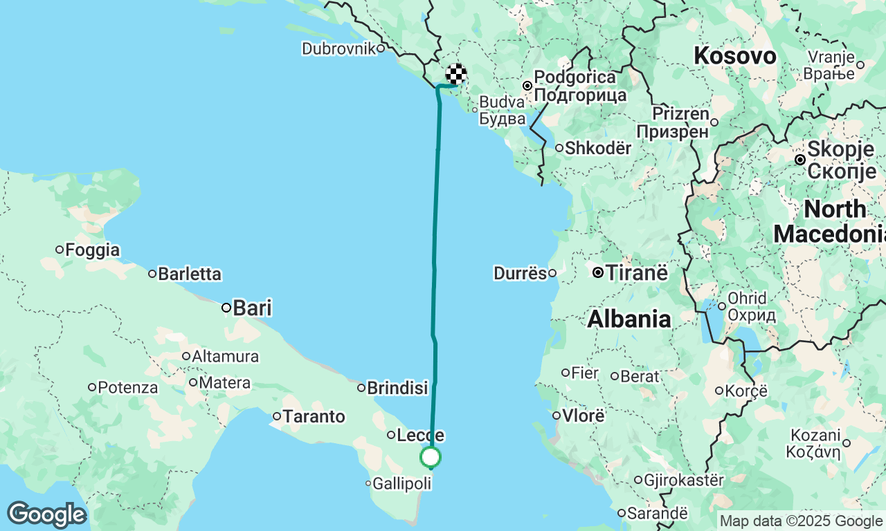 Otranto -> Tivat