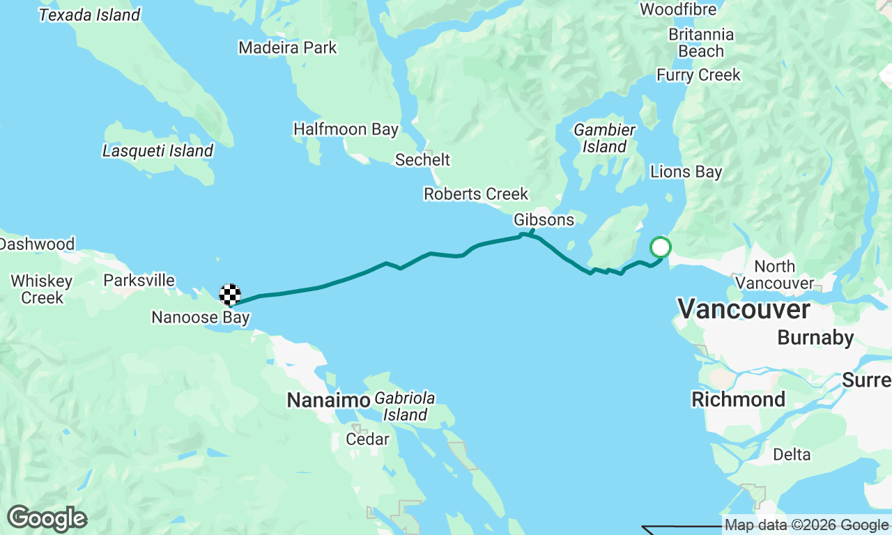Eagle Harbor to Nanoose Bay Delivery for Race