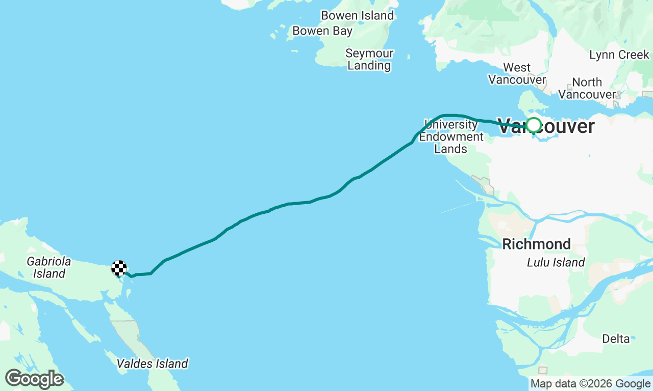 Voyage map