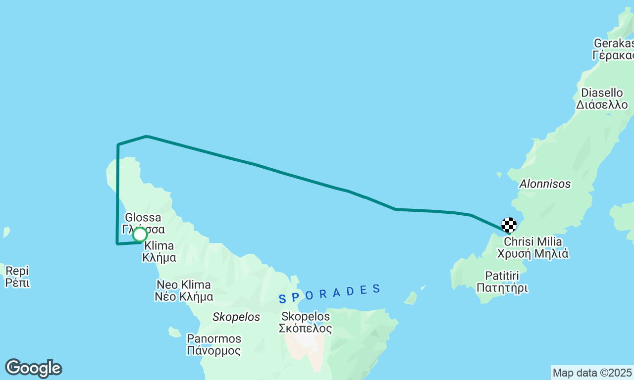 Voyage map