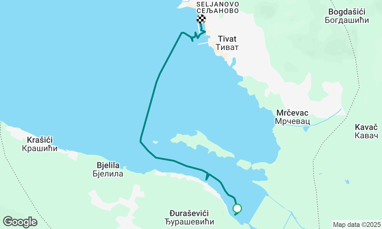 Modiva Anchorage To Porto Montenegro 
