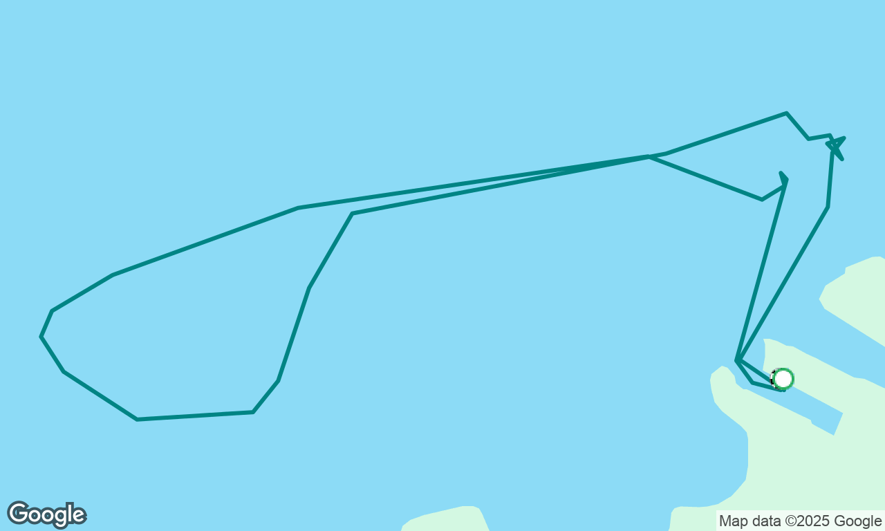 1 reef and full Genoa in light wind 