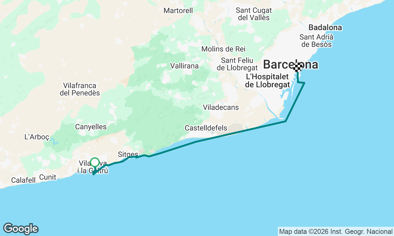 Voyage map