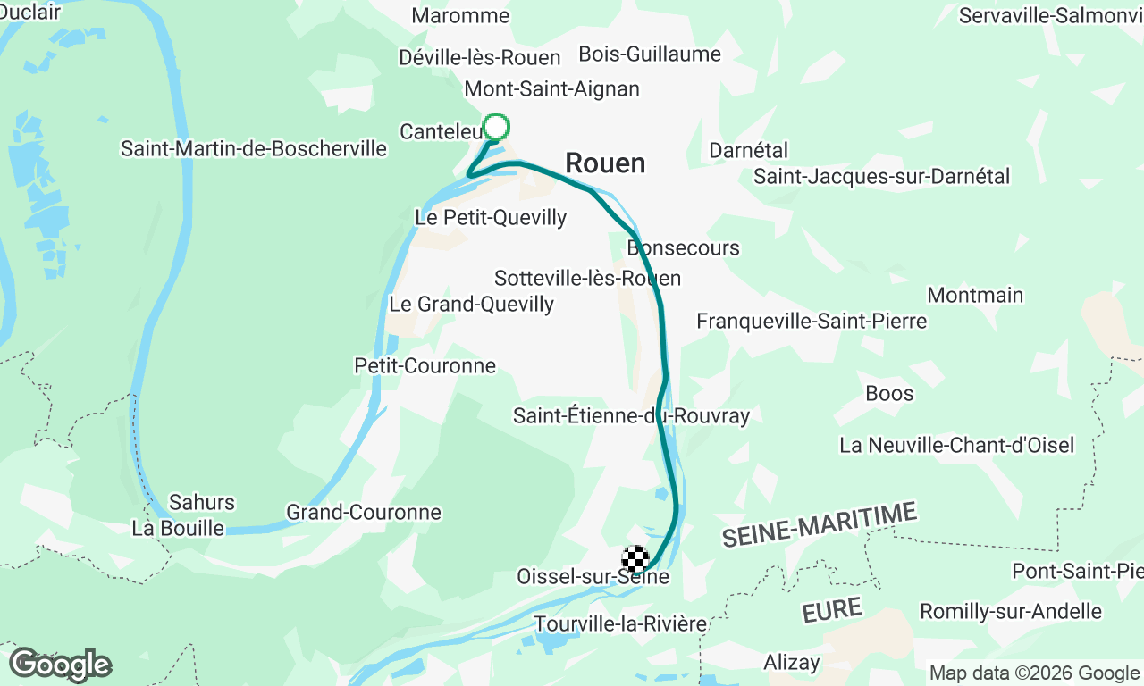 Rouen to Poses 1/2