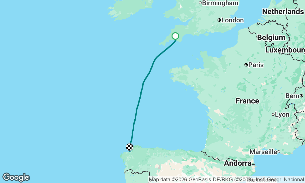 Plymouth - A Coruรฑa Halcyon Delivery