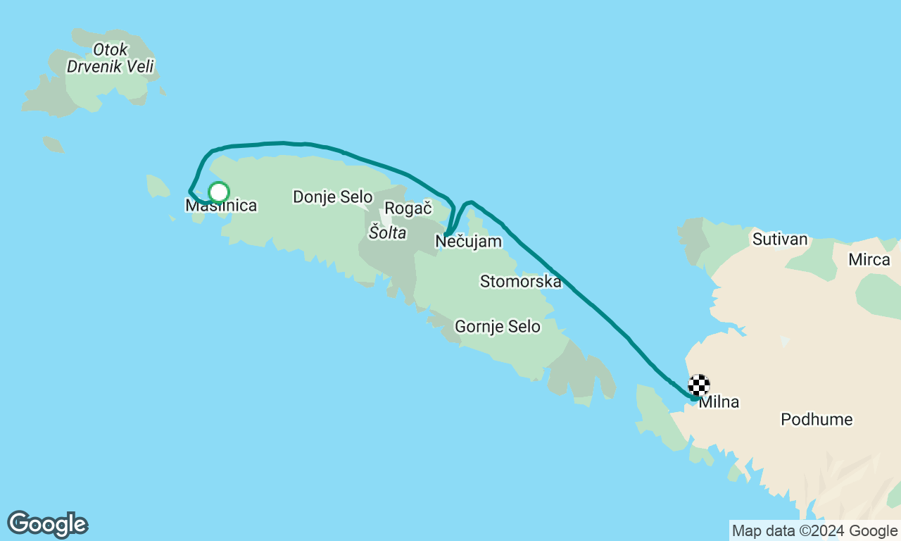 Split Flotilla  :  Maslinca to Milna