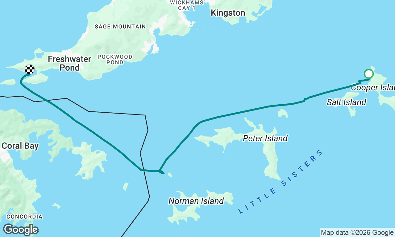 Cooper Island to Sopers Hole, via The Indians