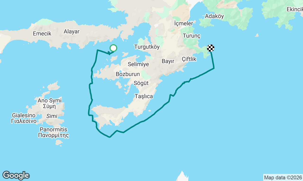 Voyage map