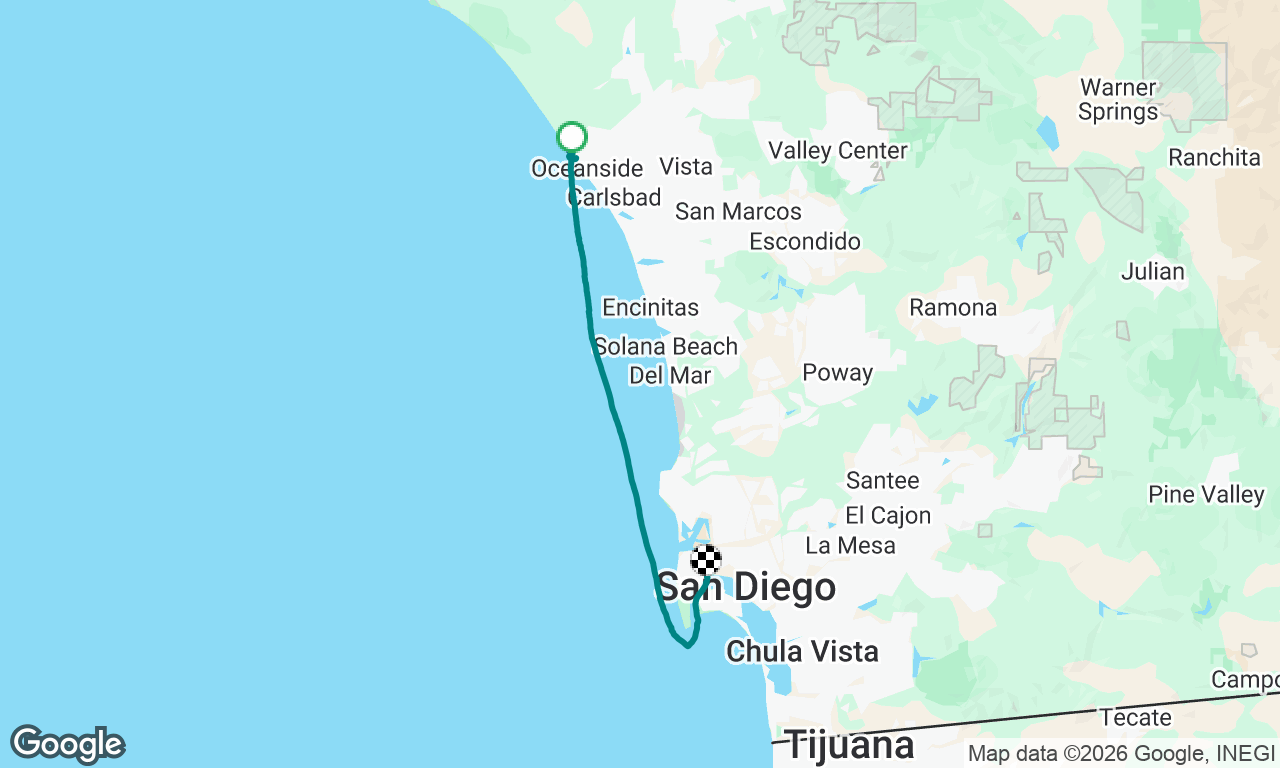 Transit to San Diego