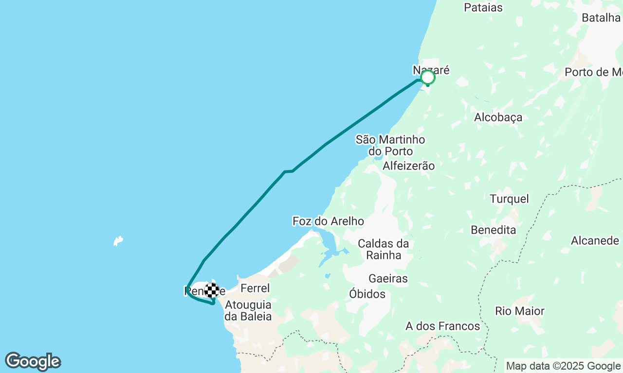 Nazaré to Peniche