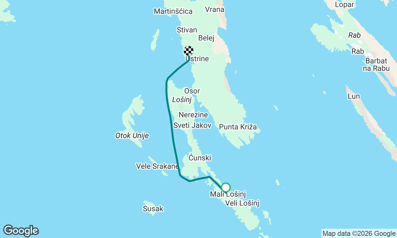 Voyage map
