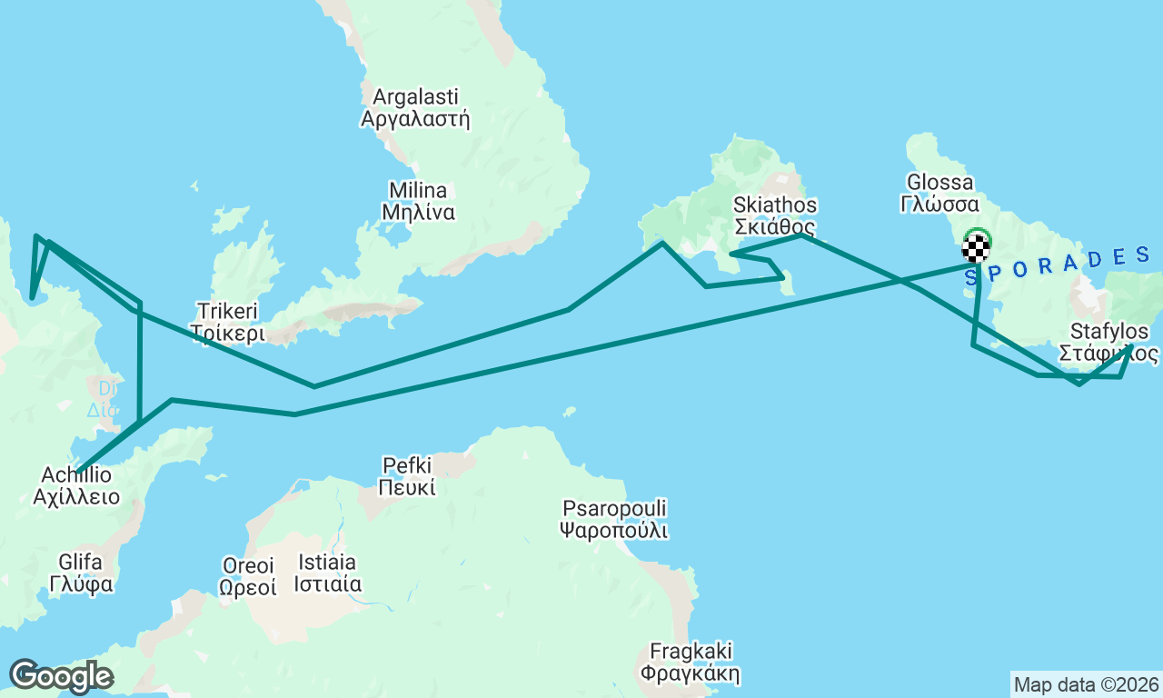 Voyage map