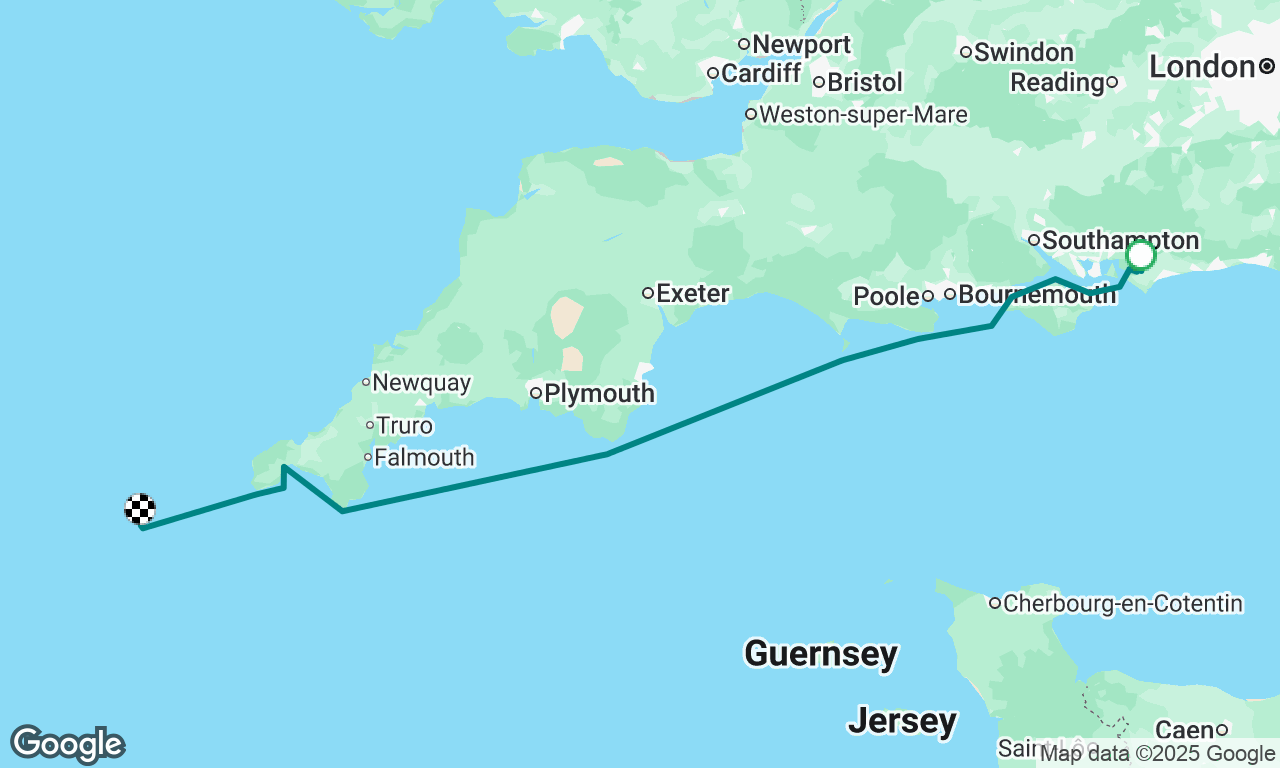 Chichester to Isles of Scilly