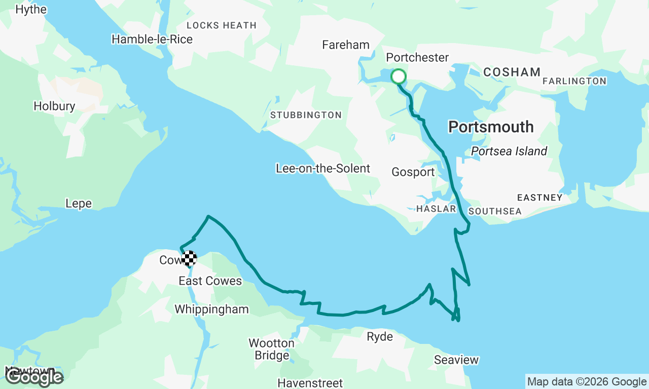 To West Cowes